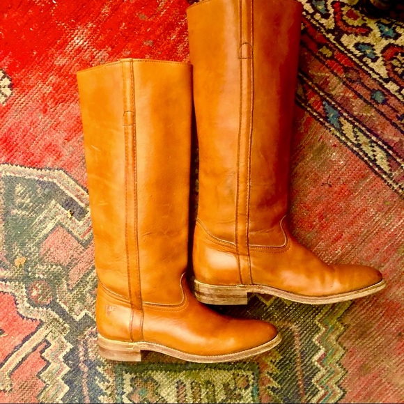 Frye Shoes - Frye Tall Boots Sz 6 EUC VTG (needs NARROW foot, runs small) FIRM $45